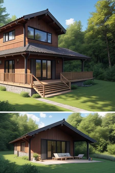 mountain family houses