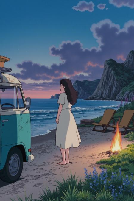 Kiki's Delivery Service (studio Ghibli style)