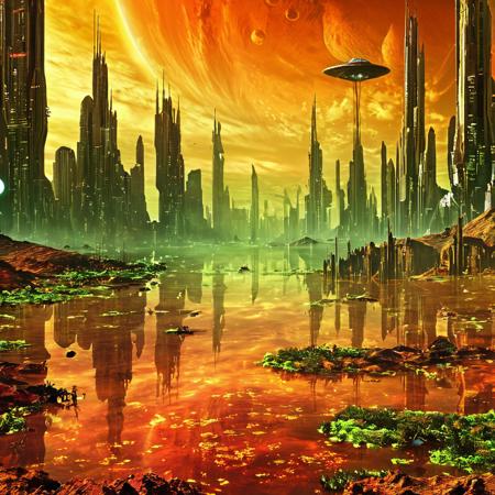 Alien World LoRA [XL+Pony]