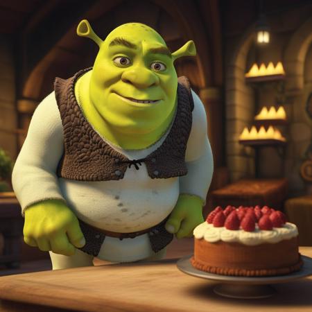 Shrek - SDXL