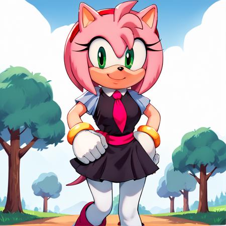 Amy Rose Sonic X outfit版本v1.0 (ID: 686412)