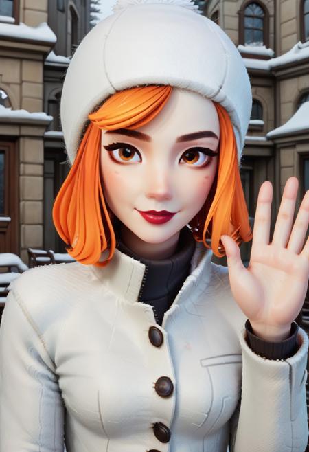 Beth Harmon from The Queen's Gambit video game