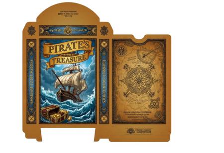 Playing Card Tuck Box Net Design - [FLUX]