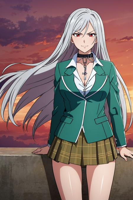 Moka Akashiya/赤夜 萌香 (Rosario + Vampire) LoRA