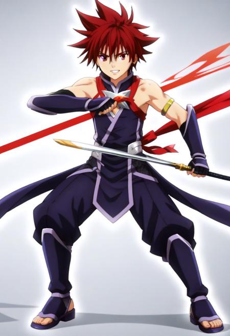 Matsuri Kazamaki (Male Form) from Ayakashi Triangle