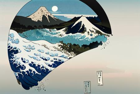 Ukiyo-e FuYue Style Background-Mix