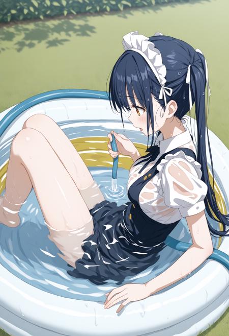 [SDXL&Pony] wading pool / ビニールプール / 子供用プール