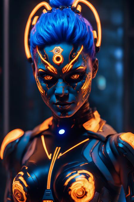 Blacklight Makeup — SDXL LoRA