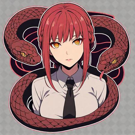 Snake Character Sticker illustriousXL