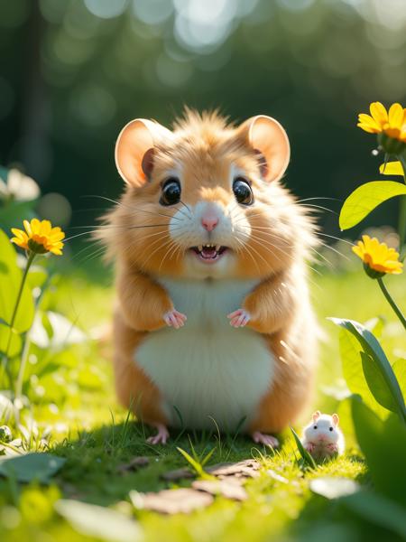 【Animal IP】 A fluffy world hairy little animals doll toys