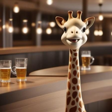 Sophie the Giraffe - SDXL