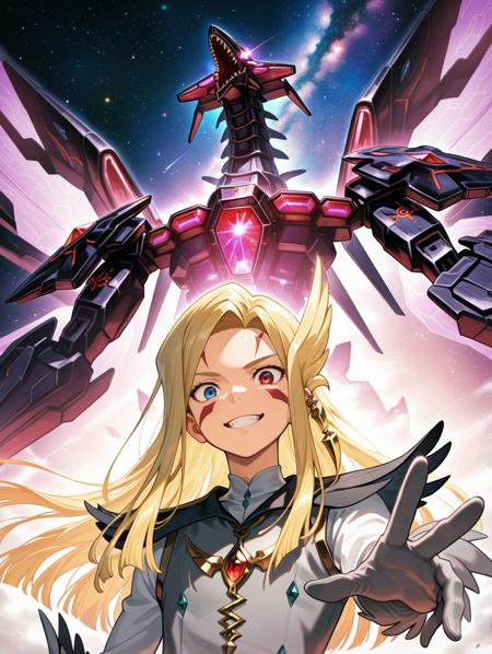 Yu-Gi-Oh! - Number 107: Galaxy-Eyes Tachyon Dragon and Mizael (銀河眼の時空竜 & ミザエル) illuXL