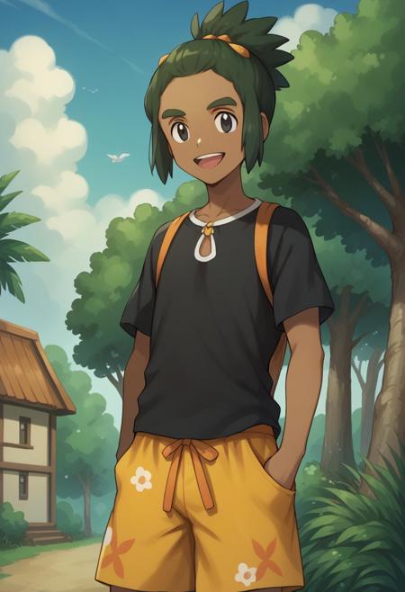 Hau - Pokémon Sun and Moon