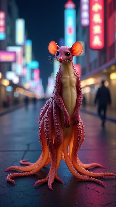 Cephalyra - Human/Squid hybrid - FLUX