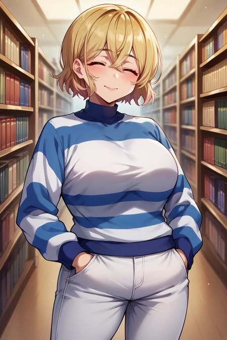 Mami Nanami/七海麻美 (Kanojo, Okarishimasu) SDXL LoRA [Pony Diffusion]