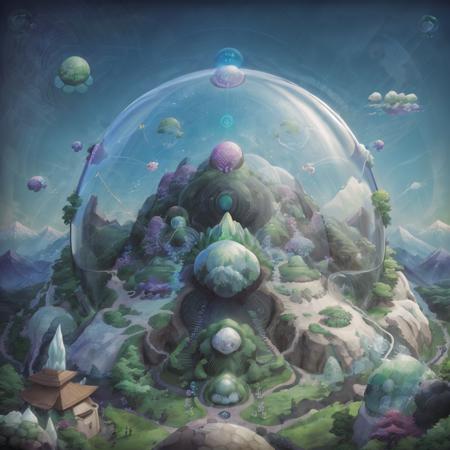 Geoglyphiks (SD 1.5) art style