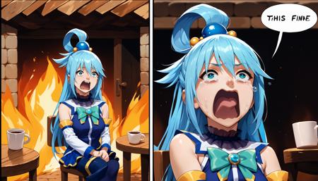 This Is Fine Meme | Concept LoRA XL
