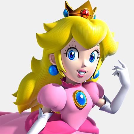 Princess Peach (3d render)