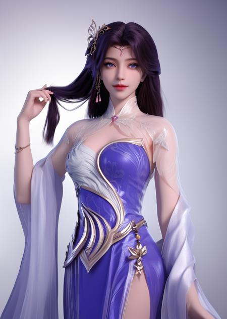国漫_完美世界_云曦下界服装_yunxi_XL