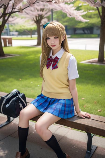 南小鸟 minami kotori 夏校服