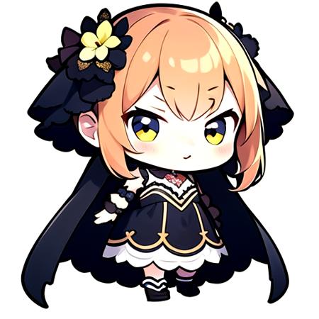 Boldline game style: boldline anything easily especially chibi 粗线条2D游戏lora：适合Q版人物