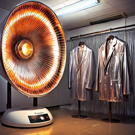 Parabolic halogen heater