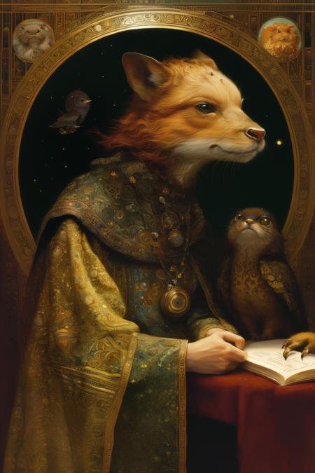 style of James C. Christensen 330