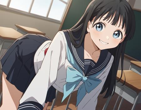 Komichi Akebi (明日 小路) - Akebi's Sailor Uniform (Akebi-chan no Sailor-fuku) (明日ちゃんのセーラー服) - COMMISSION