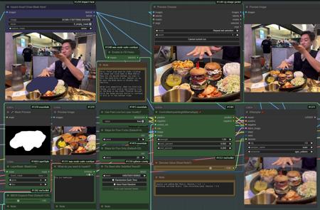 Flux EZ Outpainter (Flux Fill+Flux CN+SDXL+1.5) 扩图工作流 +Inpaint!