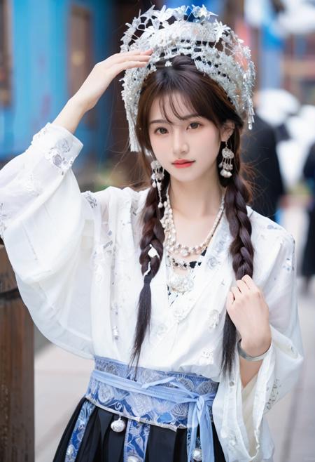 苗元素衣服SDXL|Hmong Elements costume