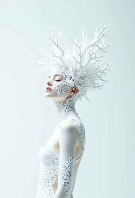 White lace portraits