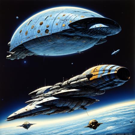 Terran Trade Authority space art style
