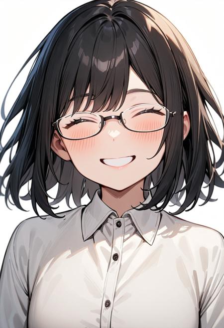 under-rim metal frame glasses SDXL