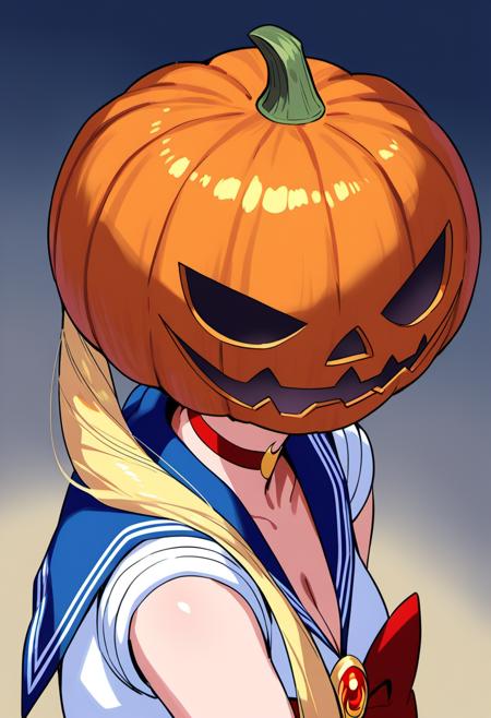 [Illustrious] Pumpkin face / カボチャ頭