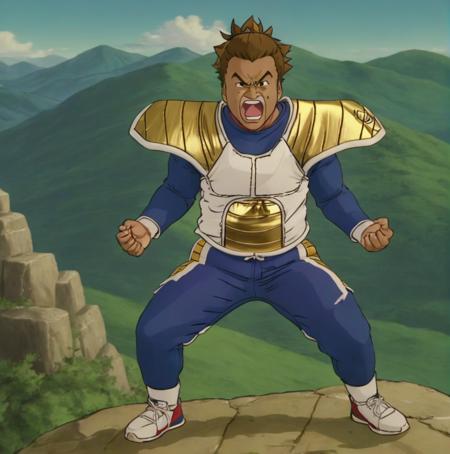 vageta saiyan armor