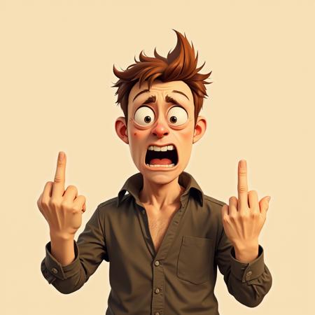 Middle Finger FLUX DEV LORA