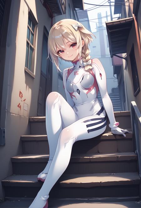 [Costume]Evangelion 3.0 Asuka/Mari lasty plugsuit /EVA 终 真希波/明日香的 白色作战衣