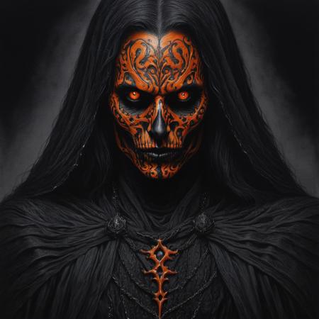 Orange & Black