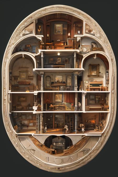 style of Cutaway view 242
