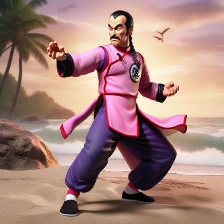 Tao Pai Pai - Dragon Ball - SDXL Realistic, Anime & 3D