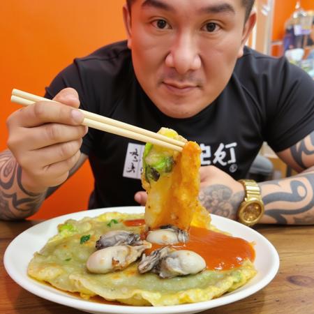 Oyster Omelette (蚵仔煎)