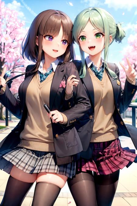 Nishida Satono x Teireida Mai (touhou) 尔子田里乃 x 丁礼田舞 东方project