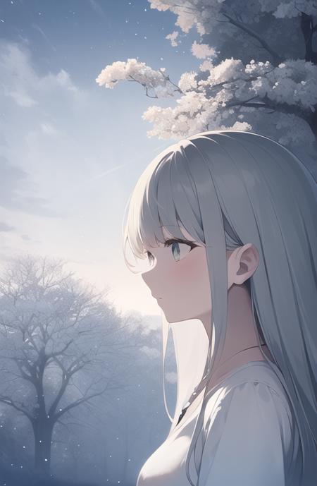空灵幻想-幻想风格 Fresh thick paint ethereal fantasy style