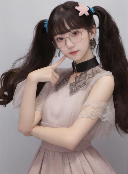 眼镜学生妹 Glasses School girl版本v3.0 (ID: 293611)