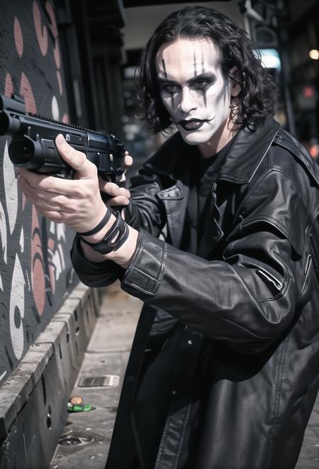 Brandon Lee (The Crow) by milkomt