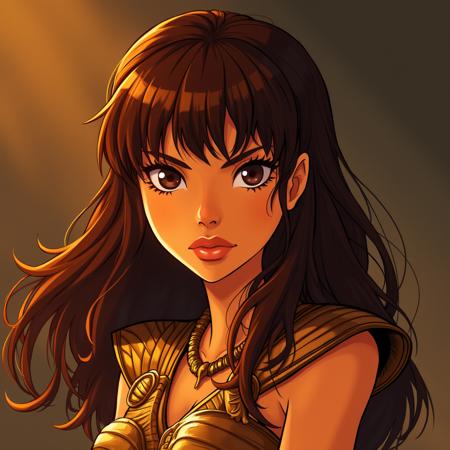 Xena: Warrior Princess style (Anime + Comic book + Realistic) F1D