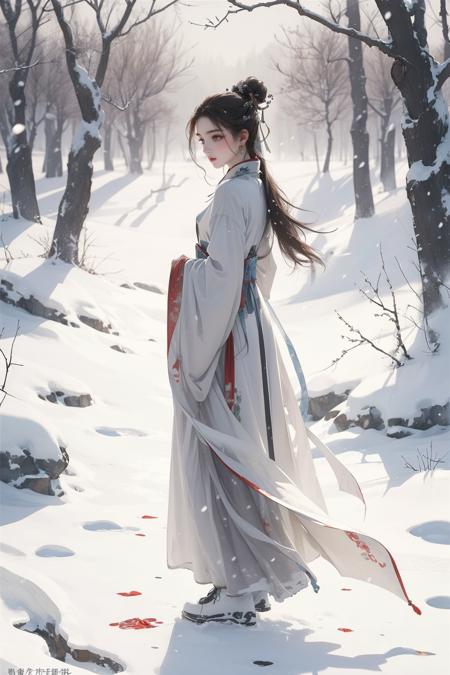 麻袋2024-005古风-雪景Chinese Snow Scenery