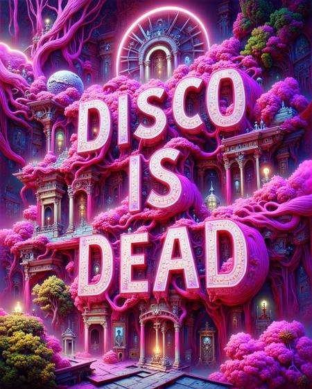 Flux Disco Diffusion - aiai Disco Spaces LoRA