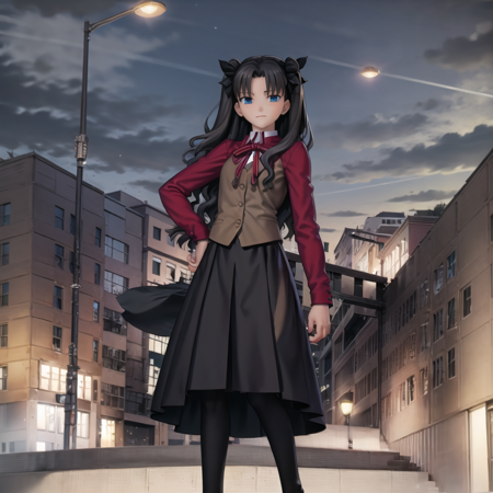 Rin tohsaka  LORA and(Pony)  from fate stay night visual novel