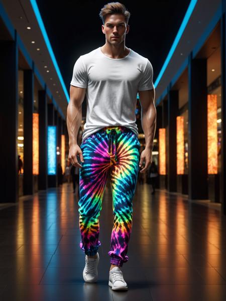 Glowing Tiedye FLUX & SDXL